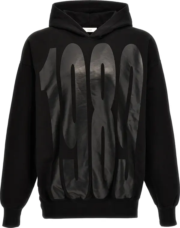 Black Cotton Sweatshirt