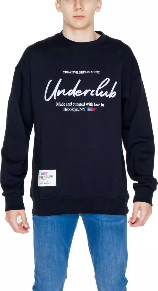 Black Cotton Sweatshirt