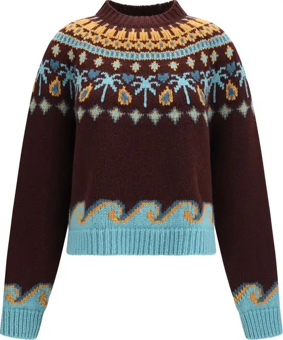 Bordeaux Wool Oves Aries Sweatshirt