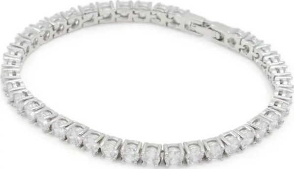 Silver Elastane Bracelet