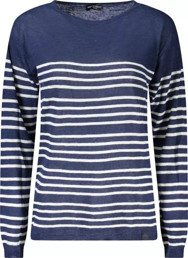 Blue Linen Women's Sweater