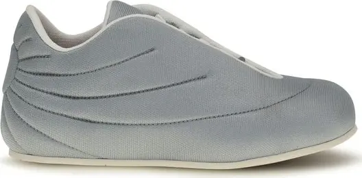 Gray Polyester Sneakers