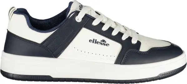 White Polyurethane Men's Sneaker