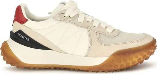 Beige Polyamide Athletic Sneakers