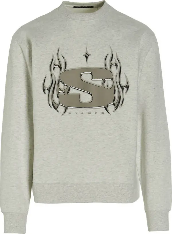 Gray Cotton Sweatshirt