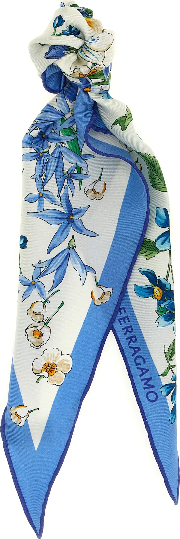 Blue Silk Foulard