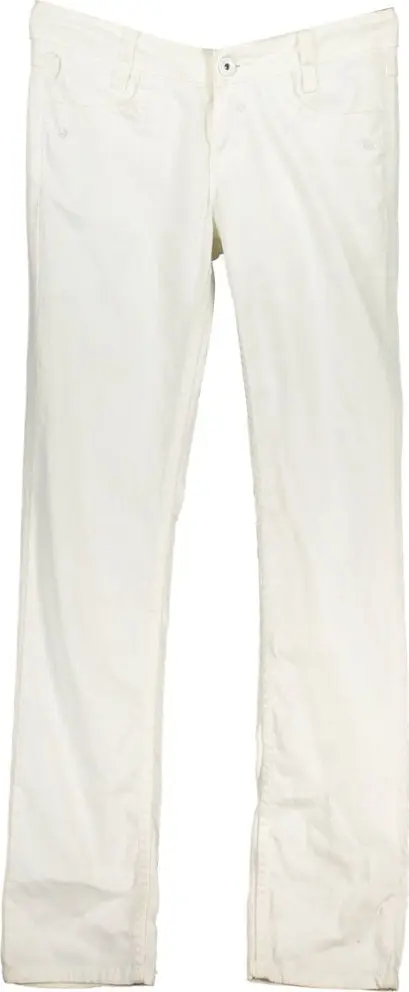 White Cotton Women's Jeans