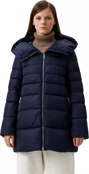 Blue Nylon Women Jacket
