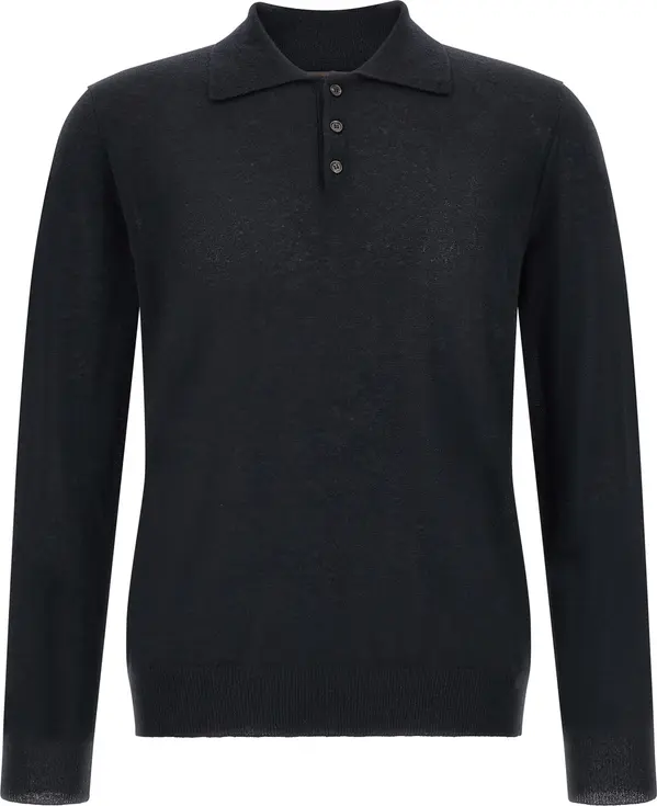 Blue Cashmere Cardigan