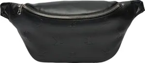 Black Polyethylene Belt Bag
