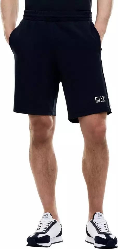 Blue Cotton Knee Length