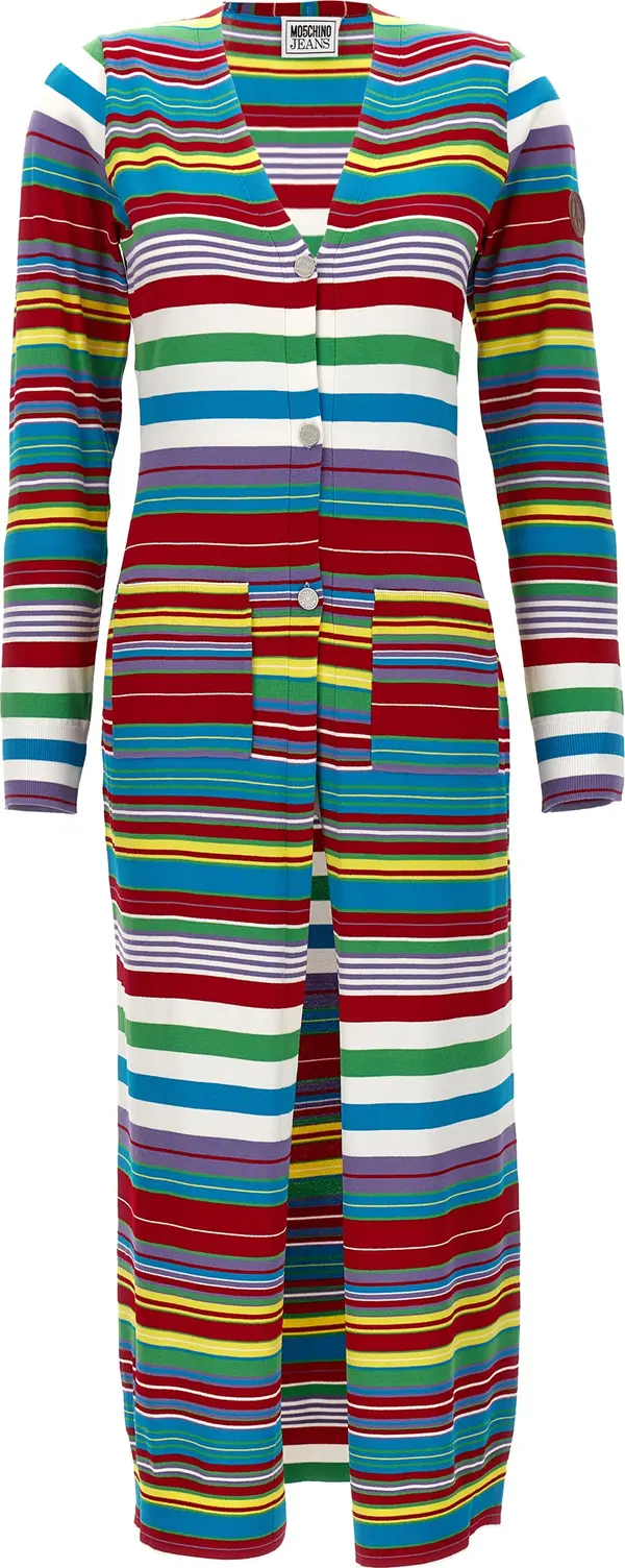 Multicolor Viscose Cardigan