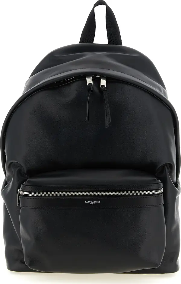 Black Calfskin Backpack