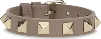 Gray Calf Leather Bos Taurus Bracelet