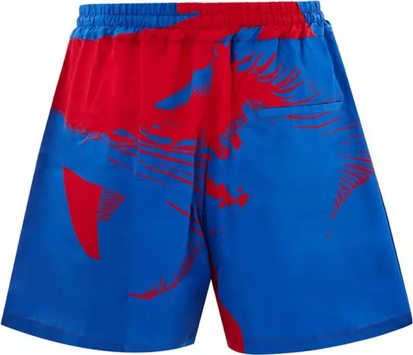 Multicolor Viscose Shorts