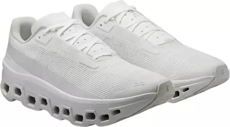 White Synthetic Athletic Sneakers