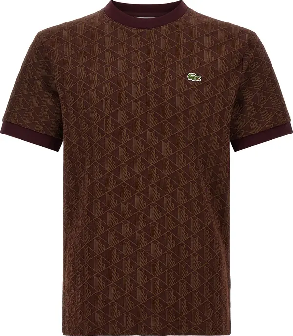 Brown Polyester T-Shirt