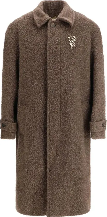 Brown Viscose Coat