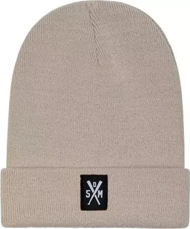 Beige Marabou Beanie