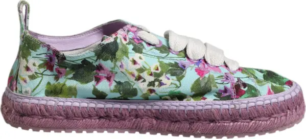Multicolor Canvas Espadrilles Sneakers Shoes