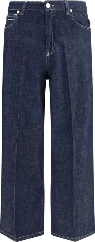 Blue Cotton Jeans Denim