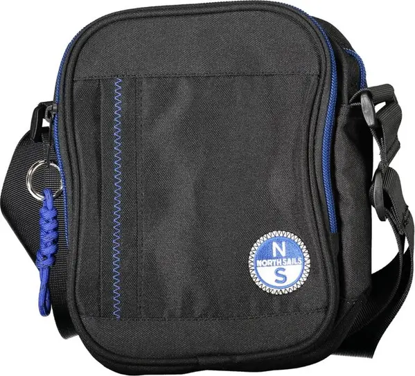 Nero Polyester Mens Shoulder Bag