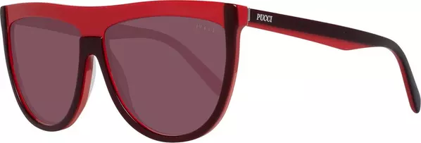 Burgundy Plastic Sunglasses