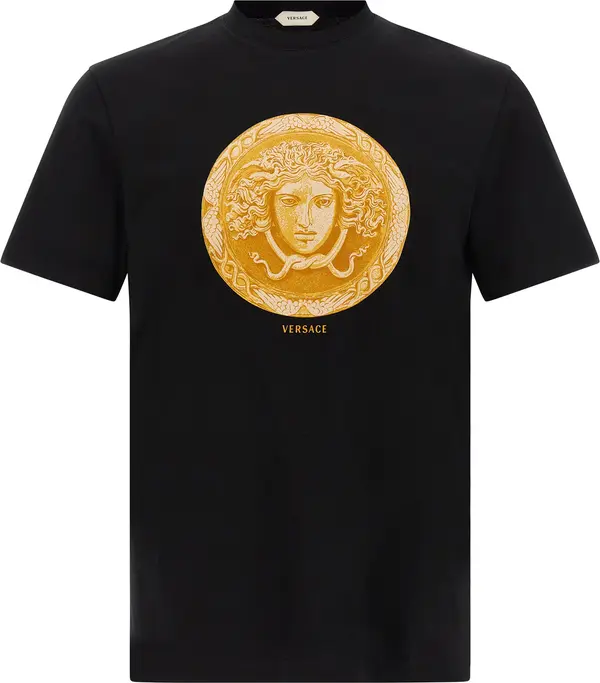 Black Cotton T-Shirt