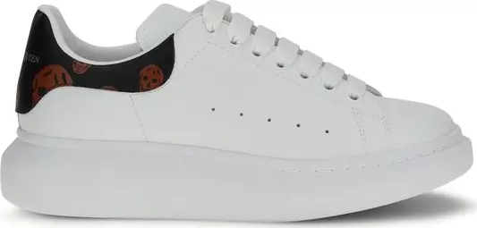 White Calf Leather Bos Taurus Low Top Sneakers
