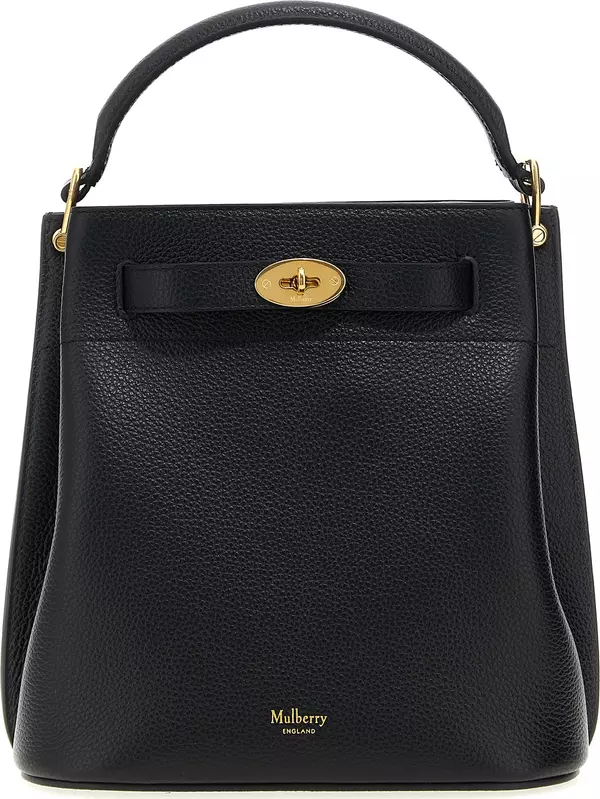 Black Calfskin Crossbody Bag
